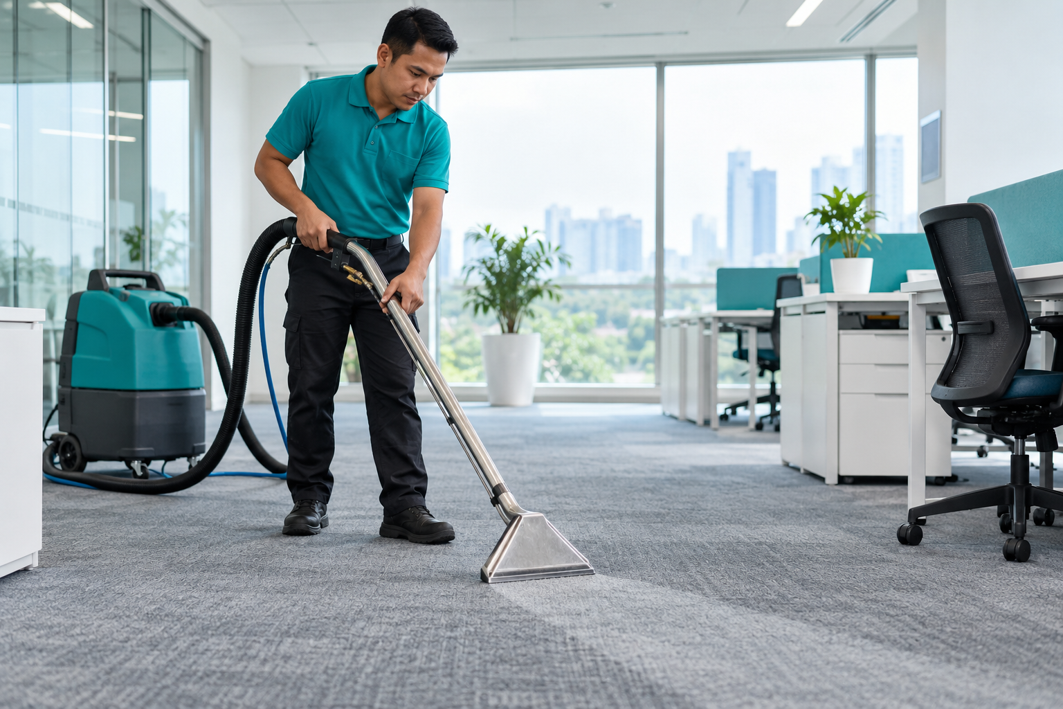 Ilustrasi servis karpet